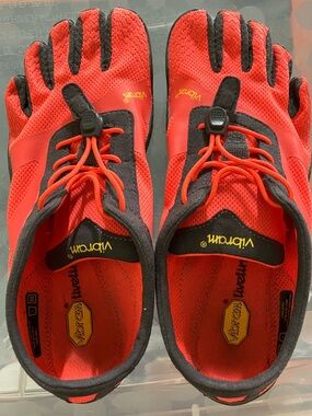 Vibram FiveFingers Red with Black Accents